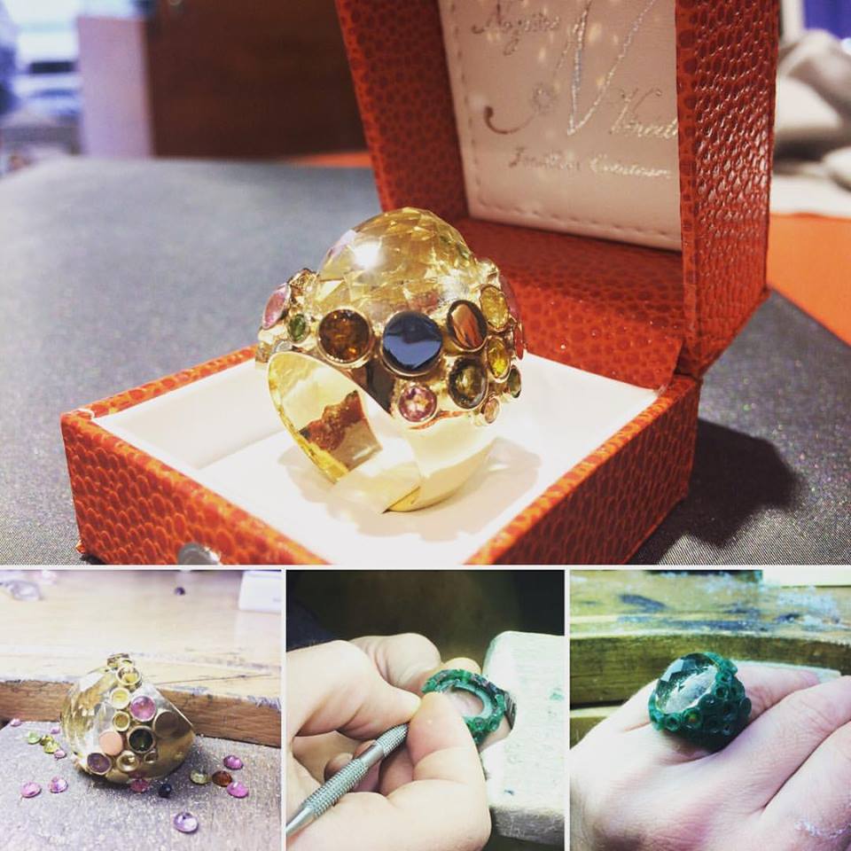 Fabrication d'une bague dans l'atelier